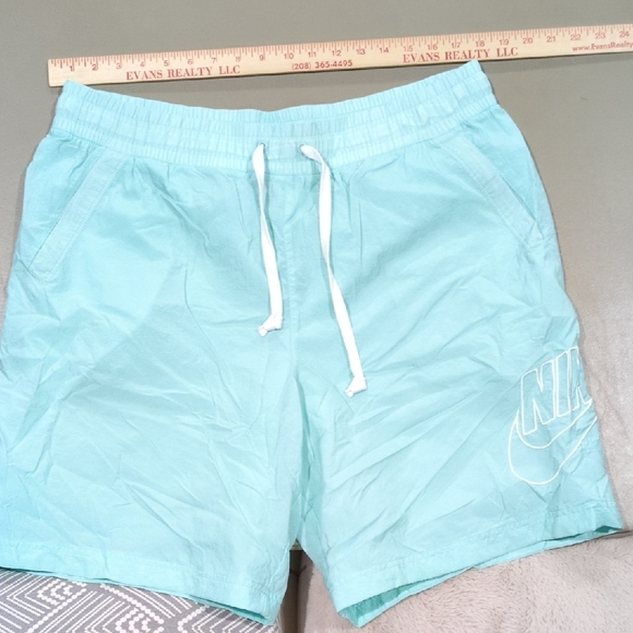 Nike Light Blue Swim Trunks - Picture 1 of 3